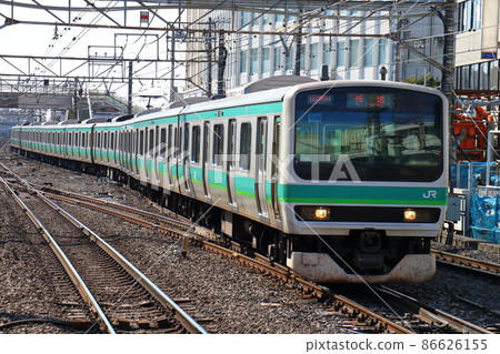 千葉縣松戶市松戶市常磐線常磐快速前進常磐快速線E231系列松戶站 86626155