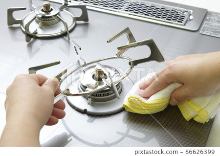 Gas stove cleaning cleaning 86626399