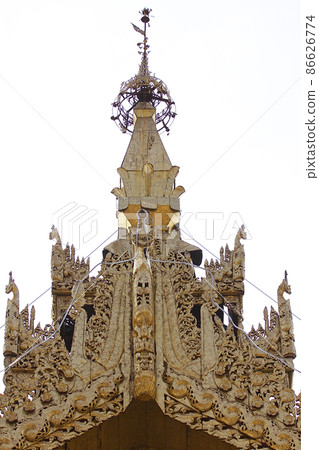 Buddhist temple complex Shwedagon is a historical symbol of Buddhism, Myanmar Buddhist temple complex Shwedagon is a historical symbol of Buddhism, Myanmar 86626774