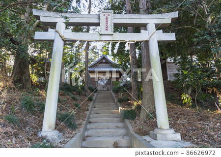 埼玉縣比企郡大倉館/嵐山町遺址大倉稻荷大明神鳥居 埼玉縣比企郡大倉館/嵐山町遺址大倉稻荷大明神鳥居 86626972