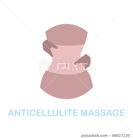 Anticellulite Massage flat icon. Colored element sign from cosmetology collection. Flat Anticellulite Massage icon sign for web design, infographics and more. Anticellulite Massage flat icon. Colored element sign from cosmetology collection. Flat Anticellulite Massage icon sign for web design, infographics and more. 86627220