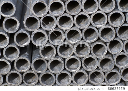 Metal profile pipe of round section in packs Metal profile pipe of round section in packs 86627659