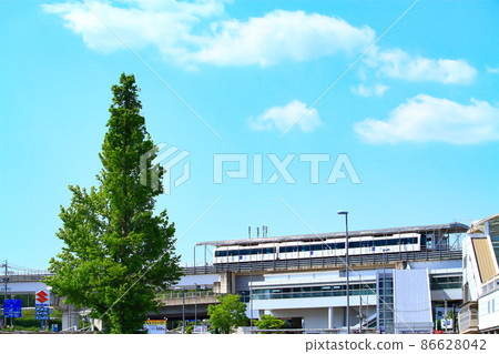 Scenery of Toyota City, Yakusa Station and Linimo 86628042