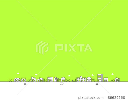 城市景觀矢量素材 城市景觀矢量素材 86629268