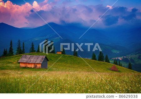 Carpathian mountain landscape Carpathian mountain landscape 86629338