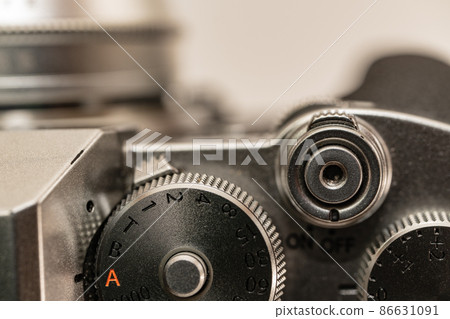 Retro camera dial and shutter Retro camera dial and shutter 86631091