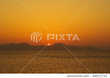 有明海日出場景 86631741