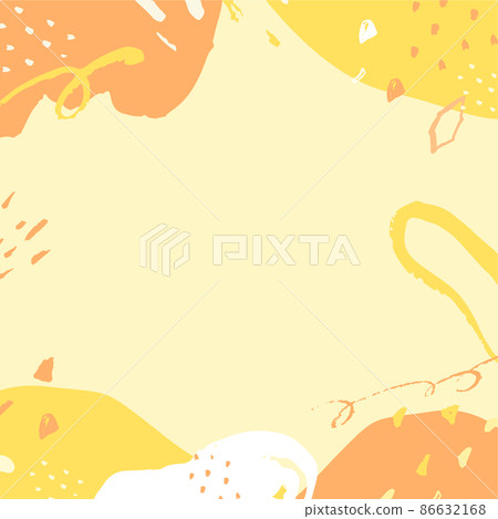 Yellow / orange minimal abstract / hand-painted background design Yellow / orange minimal abstract / hand-painted background design 86632168