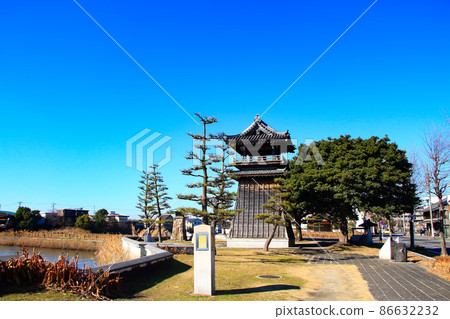 Scenery of Miya-no-Watashi Park in Nagoya City 86632232