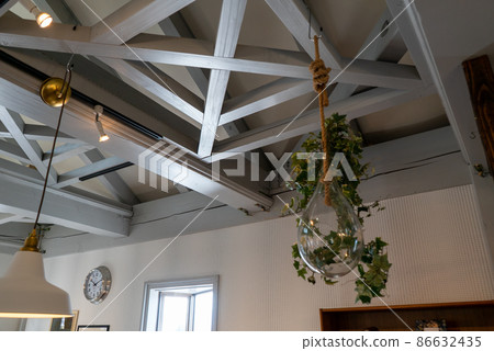 White interior building interior White interior building interior 86632435