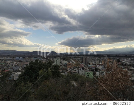 飯坂溫泉愛宕山全景 86632533