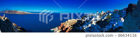 從聖托里尼 (Oia) 最西端看到的全景 從聖托里尼 (Oia) 最西端看到的全景 86634116