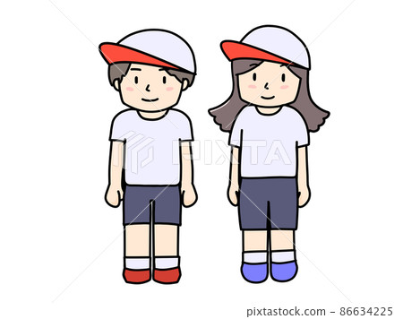 Men and women in gym clothes Men and women in gym clothes 86634225