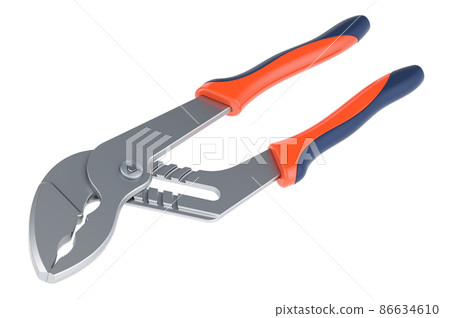 Water Pump Pliers, 3D rendering 86634610
