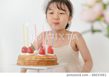生日派對生活方式兒童蛋糕 生日派對生活方式兒童蛋糕 86635061