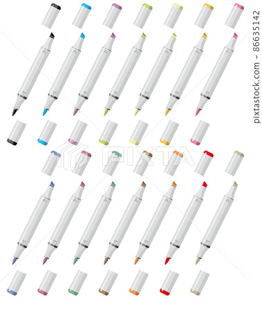 Various pen markers 86635142