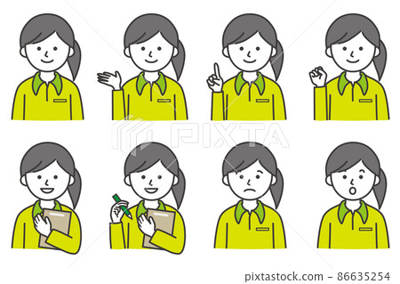 People long sleeve illustration AI material vector 86635254