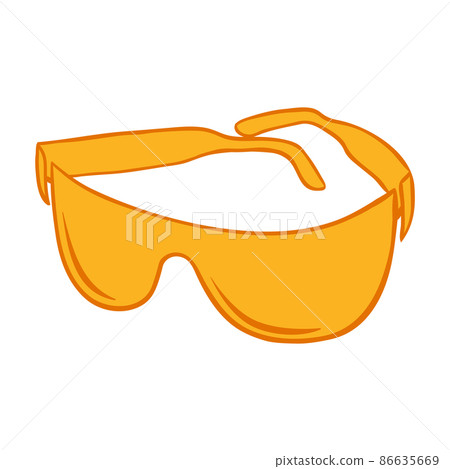 Illustration of sunglasses. Summer fashion accessory for holiday or vacation. Illustration of sunglasses. Summer fashion accessory for holiday or vacation. 86635669
