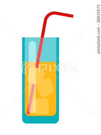 Illustration of cocktail. Summer image for holiday or vacation. Illustration of cocktail. Summer image for holiday or vacation. 86635675