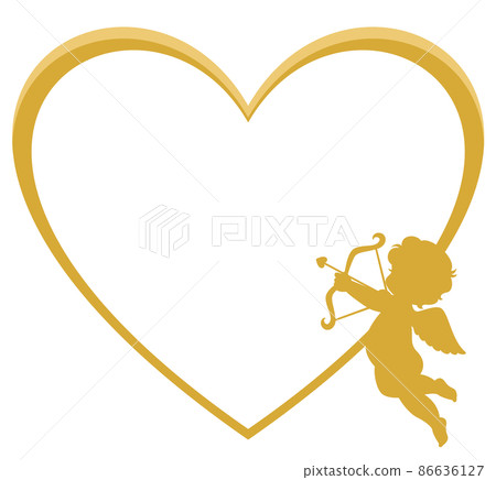 射心之箭的天使之心框架（簡單的心） 86636127