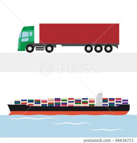 Trailer and container ship 86636721