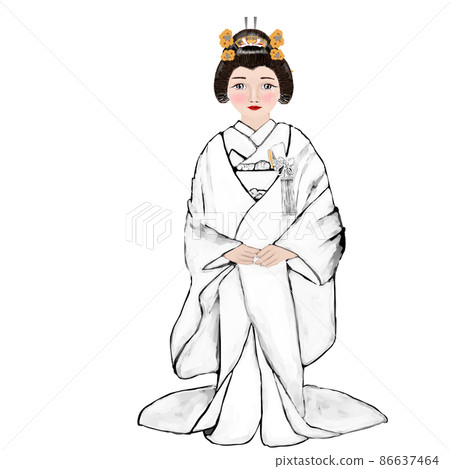 哭泣的新娘高島田文金 86637464
