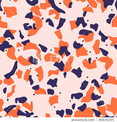 Geometric shapes with irregular borders. Abstract seamless pattern. Flat cut out paper style design. Geometric shapes with irregular borders. Abstract seamless pattern. Flat cut out paper style design. 86639205