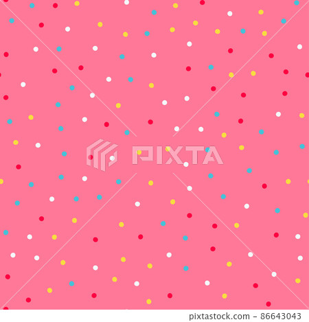 Seamless patterns of donut glaze with many... - Stock Illustration ...