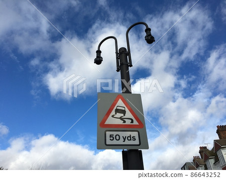 British road sign British road sign 86643252