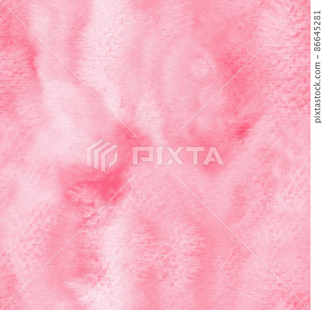 Tender pink watercolor seamless pattern - Stock Illustration [86645281 ...