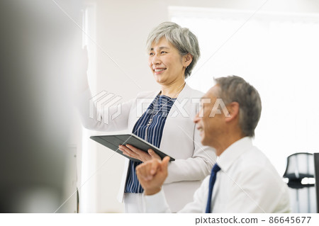 活潑的工作中層職業女性 86645677