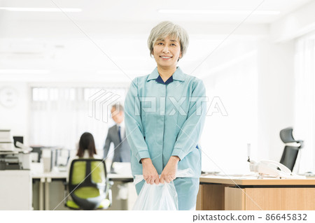 Cleaning staff portrait 86645832