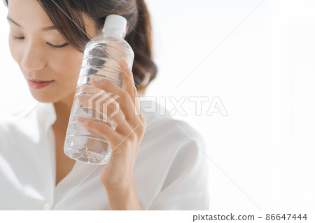 PET bottle water female 20s PET bottle water female 20s 86647444