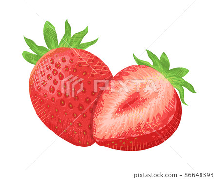 草莓插畫素材矢量圖 86648393