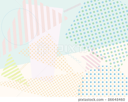 Geometric wallpaper material 86648460