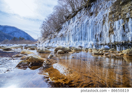 Shirakawa Ice Pillars, Kiso Town, Kiso District, Nagano Prefecture Shirakawa Ice Pillars, Kiso Town, Kiso District, Nagano Prefecture 86650819