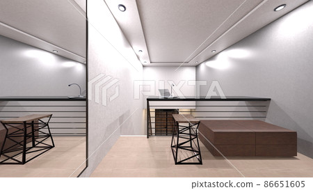 One room with loft 86651605