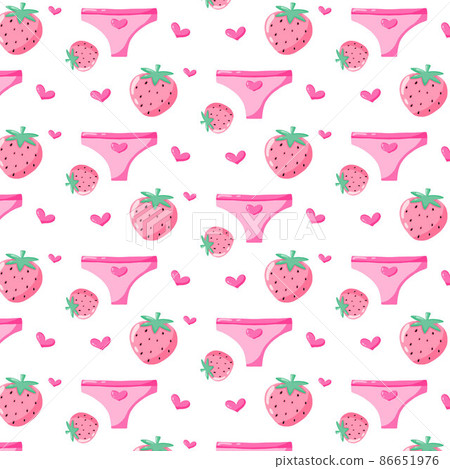 Vector seamless pattern with sex toys. Doodle style. Pattern for sex shop. 86651976