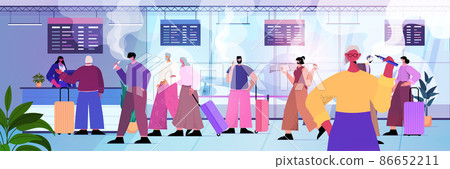 people smoking e-cigarettes at airport terminal bad habits unhealthy lifestyle nicotine addiction concept 86652211