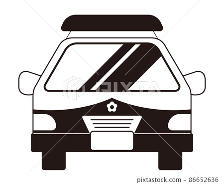 警車警察矢量圖 86652636