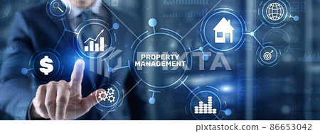 Property management. Maintenance and oversight of real estate and physical property Property management. Maintenance and oversight of real estate and physical property 86653042