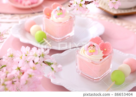 Hinamatsuri Hinamatsuri Sakura 巴伐利亞櫻花布丁 86653404