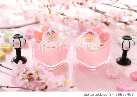 Hinamatsuri Hinamatsuri Sakura 巴伐利亞櫻花布丁 Hinamatsuri Hinamatsuri Sakura 巴伐利亞櫻花布丁 86653408