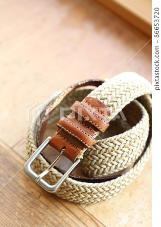 Linen mesh belt Fashion belt 86653720