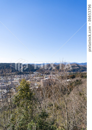 從天嵐山頂看到的富士山(縣立奧武藏自然公園) 從天嵐山頂看到的富士山(縣立奧武藏自然公園) 86653796