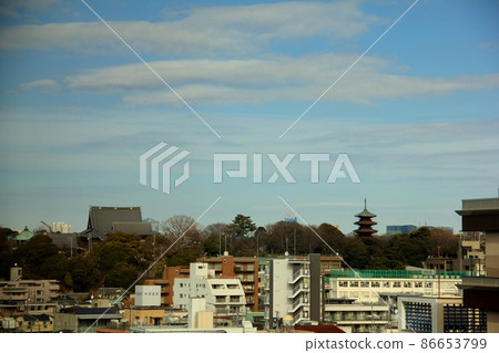 Ikegami Honmonji distant view Ikegami Honmonji distant view 86653799