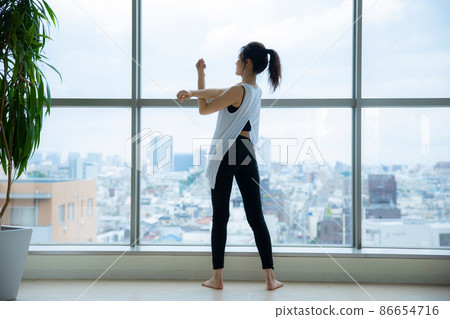 健身形象 86654716