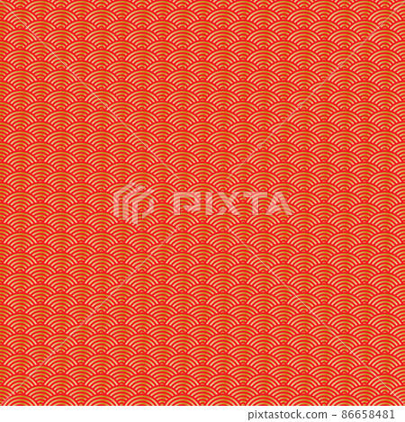 Chinese style seamless pattern. Cloud or river... - Stock Illustration ...