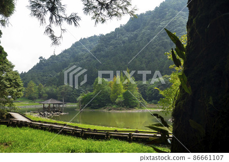 台灣,高山湖泊,明池,涼亭,台湾、高山湖、明池、パビリオン、pavilion,Taiwan, 台灣,高山湖泊,明池,涼亭,台湾、高山湖、明池、パビリオン、pavilion,Taiwan, 86661107
