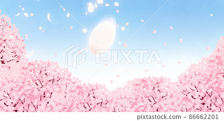 櫻花（背景材料） 86662201